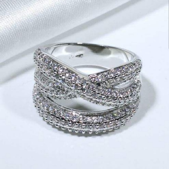 Jewelry - Sterling silver with 14 K white gold over finish